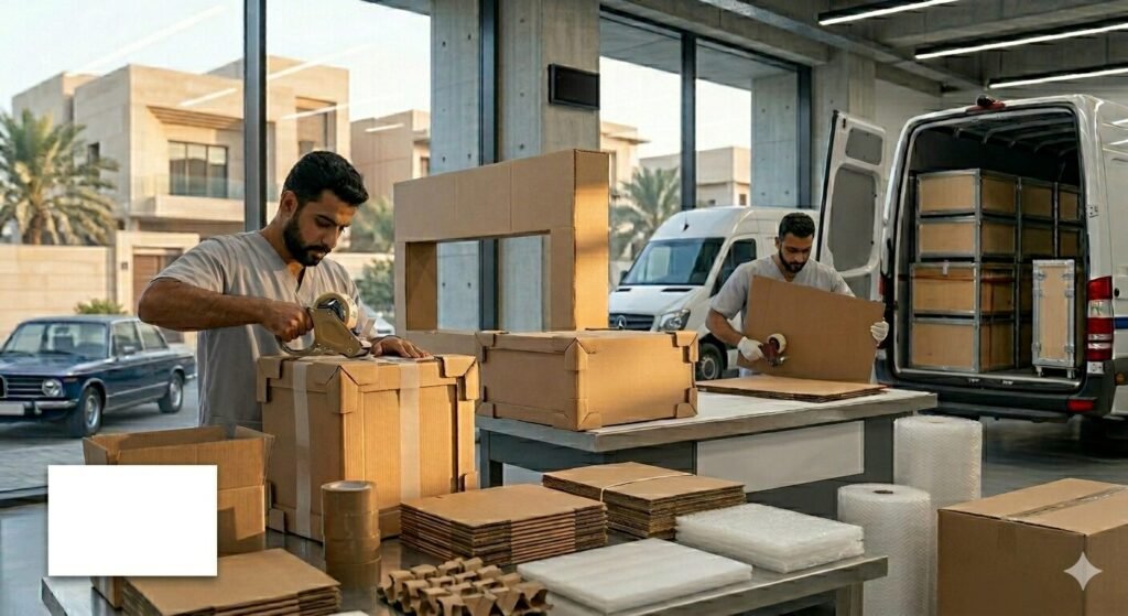 كرتون تغليف الاثاث